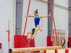 
      
      Gymnast Dipa Karmakar tops in all-around Sr. National C'ships
      
      