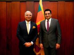 
      
      Indian envoy, Sri Lankan FM agree to expedite projects
      
      