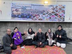 
      
      London: Sit in protest by Baloch protestors
      
      