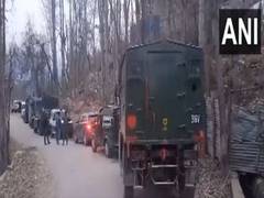 
      
      Encounter underway between security forces, terrorists in Shopian
      
      