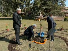 
      
      EAM Jaishankar plants sapling in Indian Embassy in Nepal
      
      