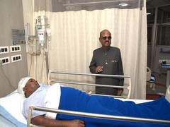 
      
      West Bengal: Governor meets injured ED officials at hospital
      
      