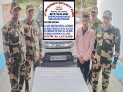
      
      BSF seizes gold worth Rs 1.44 Cr being smuggled from Bangladesh
      
      
