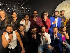 
      
      Ranbir, Anil, others strike Bobby’s pose at Animal success bash
      
      