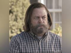
      
      Nick Offerman wins his first Emmy for 'The Last of Us'
      
      