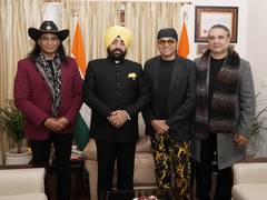 
      
      Anupam Sharma, Bobby Cash meet Uttarakhand Governor
      
      