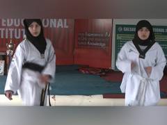 
      
      Budgam's taekwondo talents: Maryam Wani, Sheeqba Shabir shine at 
      
      