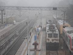 
      
      Delhi: Twenty trains running late due to fog 
      
      