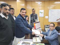 
      
      Jailed AAP leader Sanjay Singh files nomination for Rajya Sabha
      
      