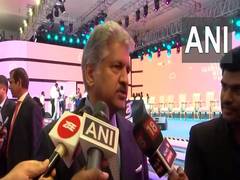 
      
      Mahindra Group Chairman Anand Mahindra at Investors' Summit 
      
      