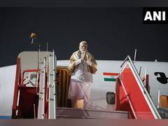 
      
      PM Narendra Modi arrives in Ahmedabad for Vibrant Gujarat Summit
      
      