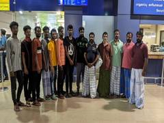 
      
      13 Indian fishermen repatriated from Sri Lanka to Chennai
      
      