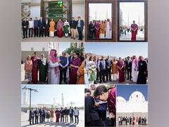 
      
      Union Minister Smriti Irani, MoS Muraleedharan visit Medinah
      
      