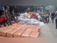 
      
      Tripura Police seize 1630 kg of cannabis, one arrested
      
      
