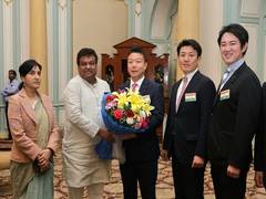 
      
      Karnataka Minister MB Patil meets Japanese delegation
      
      