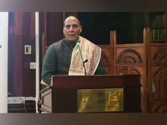 
      
      Rajnath lauds PM Modi for bringing Indians back from Ukraine
      
      