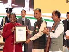 
      
      President Murmu presents Swachh Survekshan Awards
      
      
