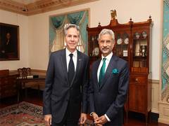 
      
      EAM Jaishankar, US State Secy Blinken discuss maritime security 
      
      