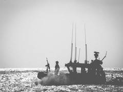 
      
      Houthis say retaliatory strikes launched on US, UK warships 
      
      