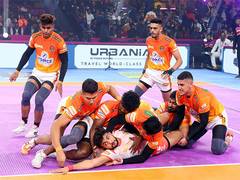
      
      PKL: Puneri Paltan beat Gujarat Giants by 37-17
      
      