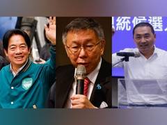 
      
      Taiwan's presidential candidates cast their ballots as polls open
      
      