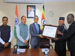 
      
      India gifts buses, ambulances, tractors, assorted flags to Uganda
      
      