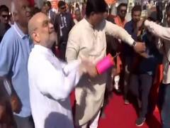 
      
      Amit Shah attends Uttarayan Patang Mahotsav in Gujarat
      
      