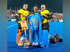 
      
      HI congratulates Navneet on completing 150 international caps
      
      