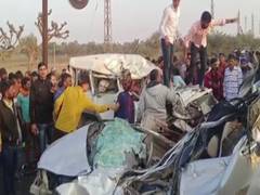 
      
      Six killed, 5 injured as cars collide in Rajasthan's Sikar
      
      