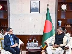 
      
      India, Bangladesh discuss issues to advance bilateral ties
      
      