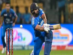 
      
      Rohit's record-breaking ton powers India to 212/4 against Afghani
      
      