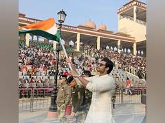 
      
      Varun Tej launches ‘Vande Mataram’ song at Wagah Border
      
      