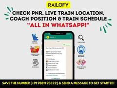 
      
      Check PNR Status, Live Train Location, Coach Position 
      
      