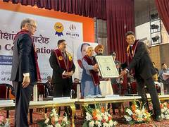 
      
      NSL Group Chairman Mandava Rao conferred with Honorary Doctorate
      
      