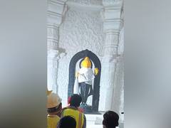 
      
      Take a look at idol of Lord Ram inside Ayodhya temple
      
      