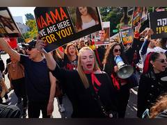 
      
      Tel Aviv women march for hostages' release, demand swift action
      
      
