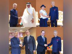 
      
      EAM Jaishankar discusses global issues with his counterparts
      
      