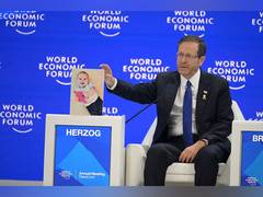 
      
      Israeli President raises plight of hostages in Davos
      
      