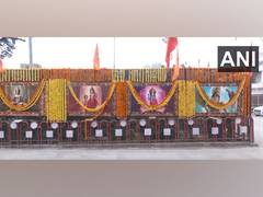 
      
      Karsewakpuram adorned with flowers ahead of Pran Pratishtha
      
      