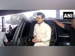 
      
      Ram Charan leaves for Ayodhya to attend Pran Pratishtha ceremony 
      
      