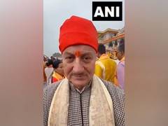 
      
      Anupam Kher reaches Shri Ram Janmabhoomi Temple
      
      
