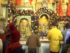 
      
      New Delhi: Devotees offer prayers at Hanuman Mandir 
      
      