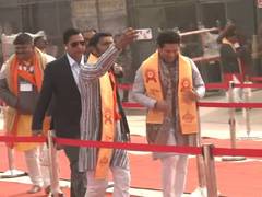 
      
      Sachin Tendulkar reaches Shri Ram Janmabhoomi Temple
      
      