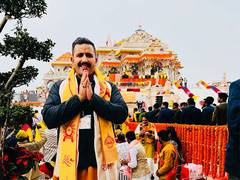 
      
      Amid Congress invitation denial, Vikramaditya Singh reaches Ayodh
      
      