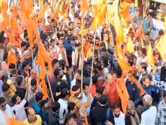 
      
      Ram Lalla's Pran Pratishtha celebrated at Godavari Dham in Kota
      
      