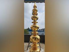 
      
      Smart Creations Installs the First Gold Plated Kalasam in Ayodhya
      
      