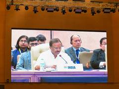 
      
      Muraleedharan delivers India statement at third South Summit
      
      