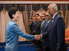 
      
      Vice Minister of CCP meets Maldives President Mohamed Muizzu
      
      