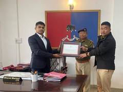 
      
      Kohima Police Station bags 'best' police station award 
      
      
