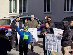 
      
      Afghan diaspora protests at Pak embassy in Vienna
      
      